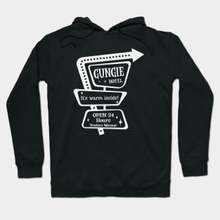 White Gungie Hotel Retro Sign Hoodie